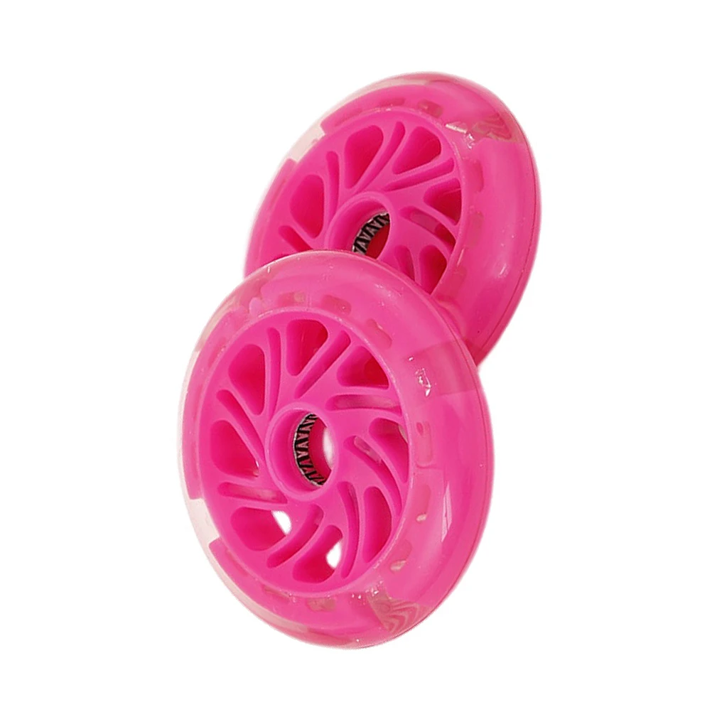 

2pcs Luminous Bike Training Slip-Proof s Bicycle Auxiliary Wheels Sturdy Pu Bike Wheels For Safe Riding