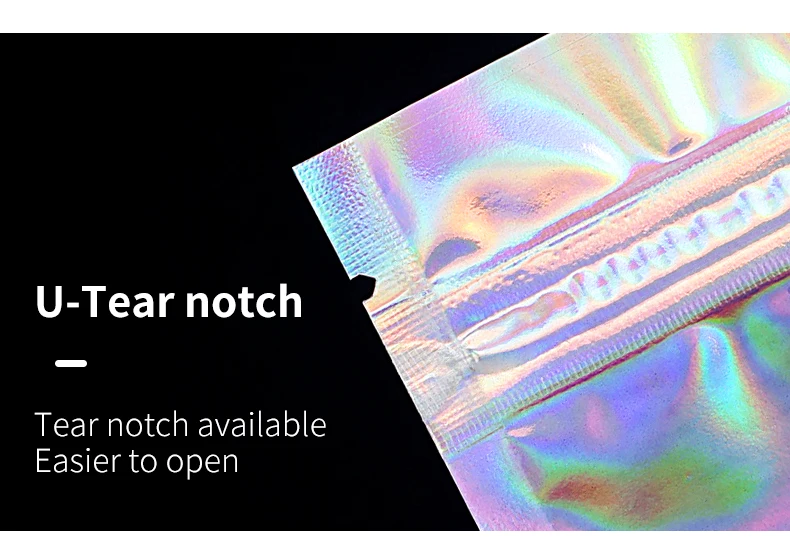 100 Stück selbst klebende Lasers chmuck transparente Kunststoff verpackungs beutel Süßigkeiten Postkarten Schmuck verpackung Geschenk Aufbewahrung beutel – Detail 6