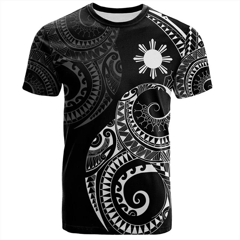 

Новинка 2024 года, футболка с гербом Filipinos и принтом, футболки с графическим рисунком Филиппин, детская мода, винтажные футболки с короткими рукавами