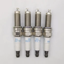 4PCS SILZKR6B10E 93815 Iridium Spark Plug For Hyundai I30 IX35 Tucson Veloster Ceed Kia Rio Soul Sportage IV 1.4L SILZKR6B-10E