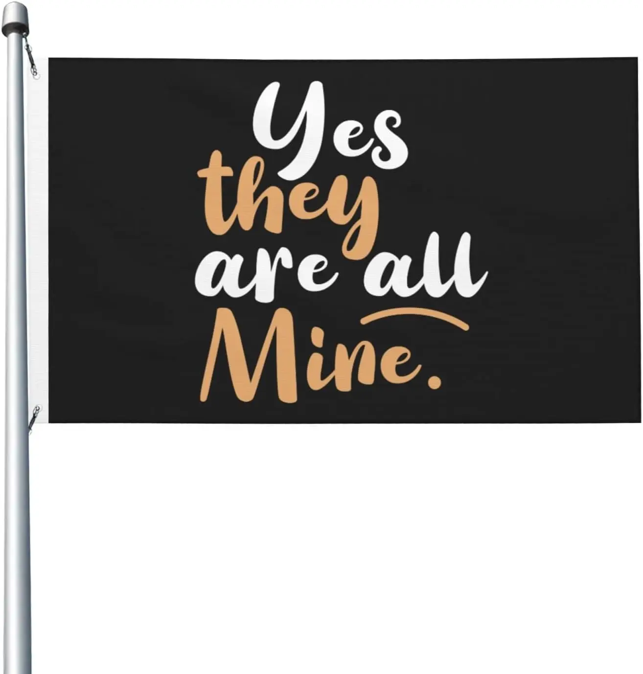 Flagicts 100% Polyester Yes They Are All Mine Flag