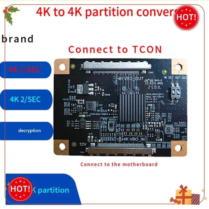 ABLE-4K To4k التقسيم تحويل 1 التقسيم 2 التقسيم صورة تضخيم تحويل لوح مهايئ حجم غير محدود