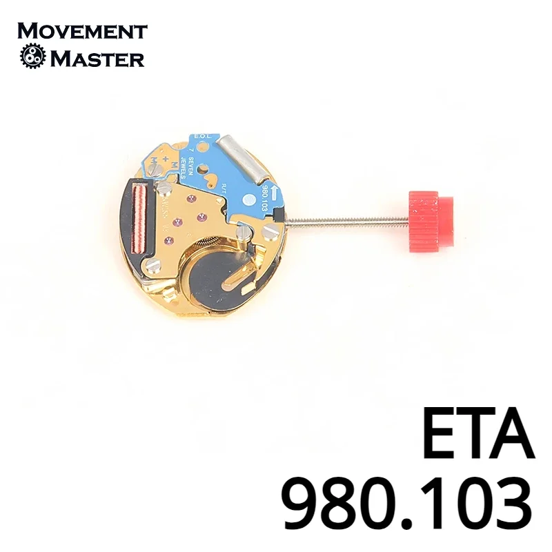 

New Swiss Original ETA 980.103 Movement 980103 Quartz Movement Watch Movement Accessories