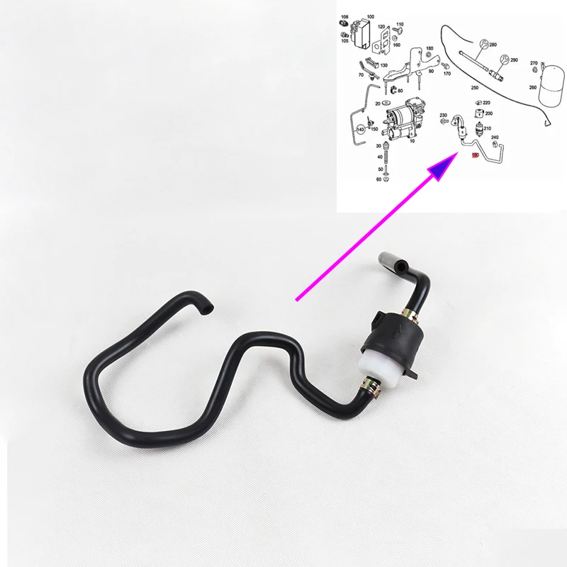 1pc 2213200369 Air Suspension Compressor Repair kit air filter For Mercedes AMK S350 W221 06-12 Air Supercharger Pressure Spring - view 2