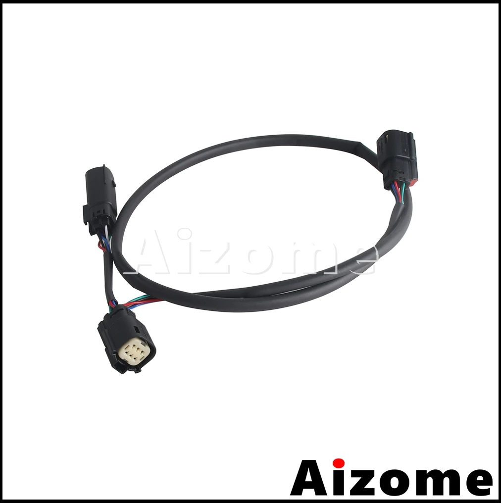 Touring 6-pin Plug Motorcycle Quick Disconnect Wires Connector For Harley Road Street Glide Electra Glide Extension Cord 14-23 6