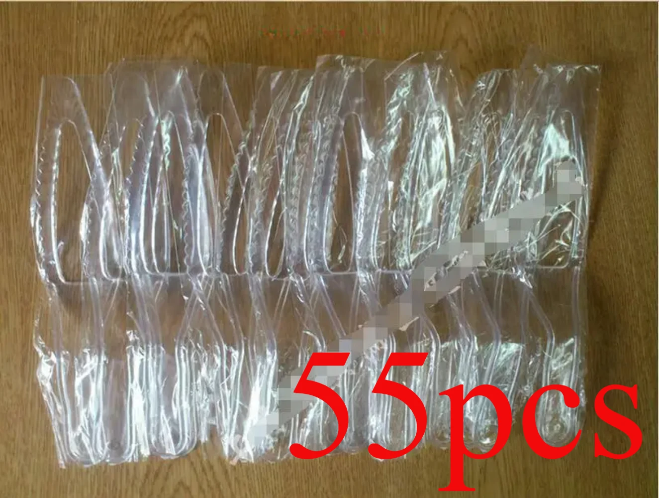 

55pcs for Disposable Cake Knife transparent knife /bread plastic