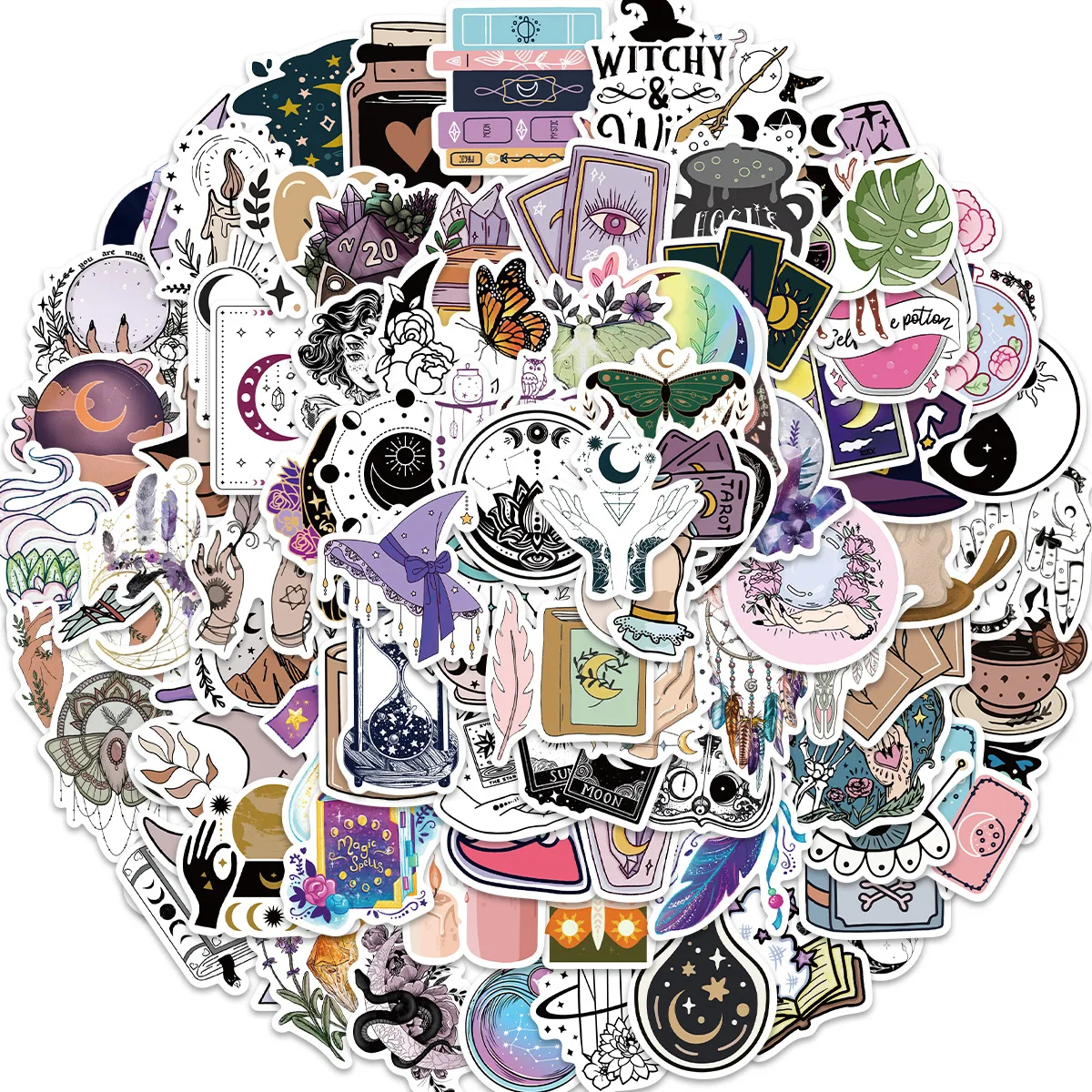 

100 шт., виниловые водонепроницаемые наклейки для бутылки с водой