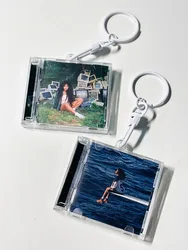 Rap SZA MINI Music CD NFC Keychain Play Songs SOS Album Ctrl 2pcs Pendant Cosplay Necklace DIY Key ring Acrylic Accessories Gift