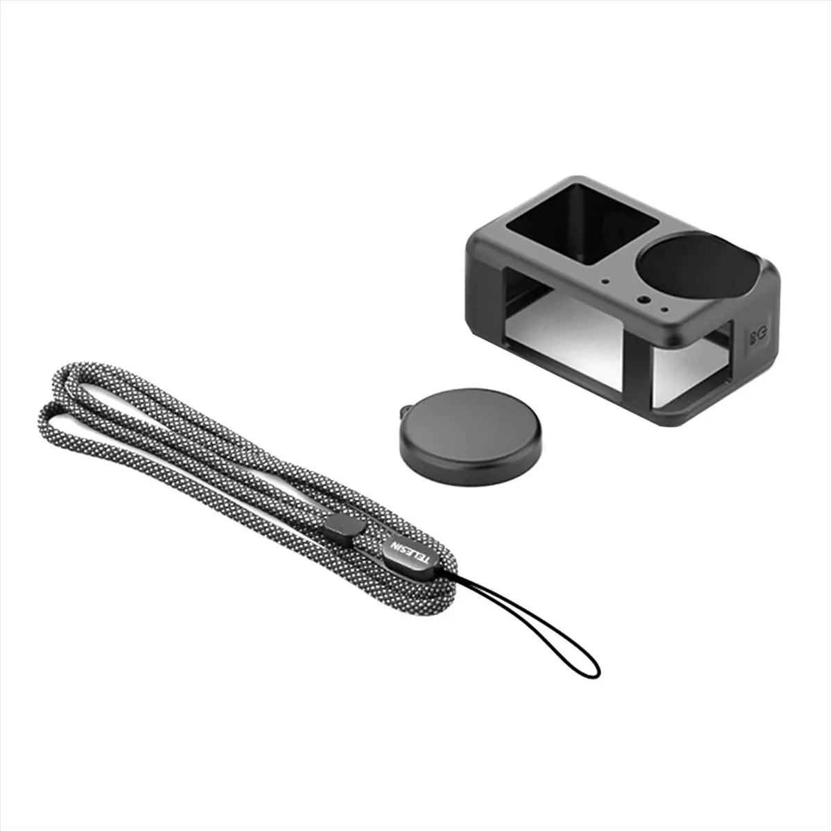 2026 جديد + غطاء حماية من السيليكون للعمل 5/4/3 مع غطاء حماية لين للكاميرا بحبل مضاد للفقدان #2