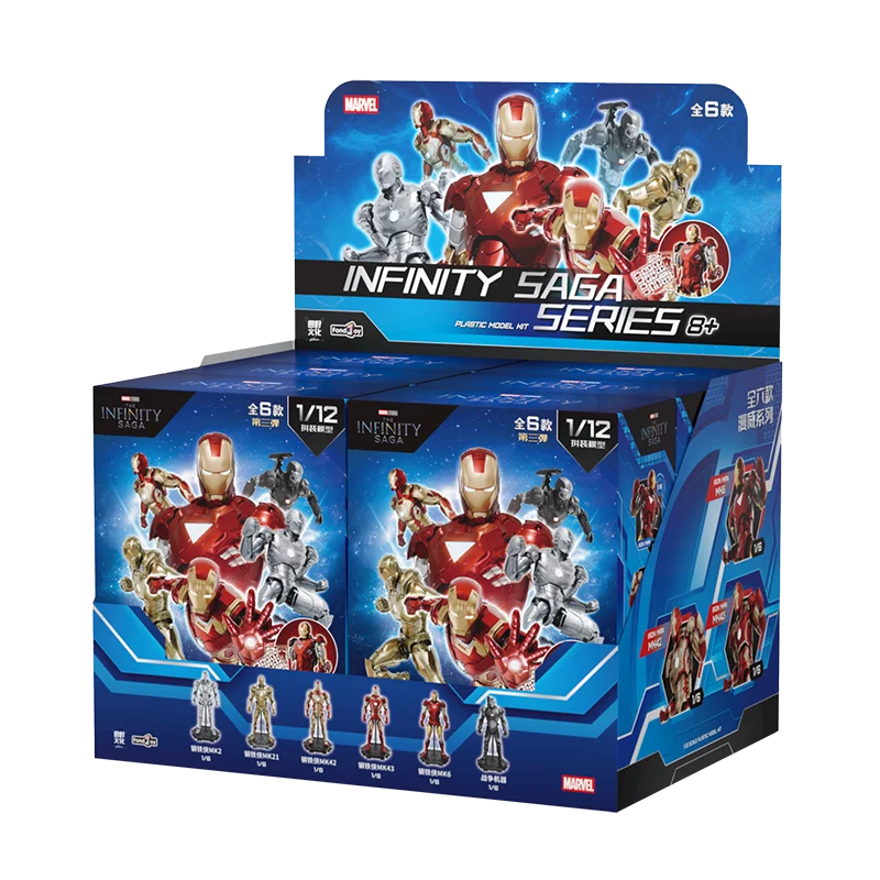 Fondjoy Originele Marvel Iron Man Infinite Legends MK2, MK6, MK21, MK42, MK43, War Machine Actiefiguur Speelgoed Cadeau