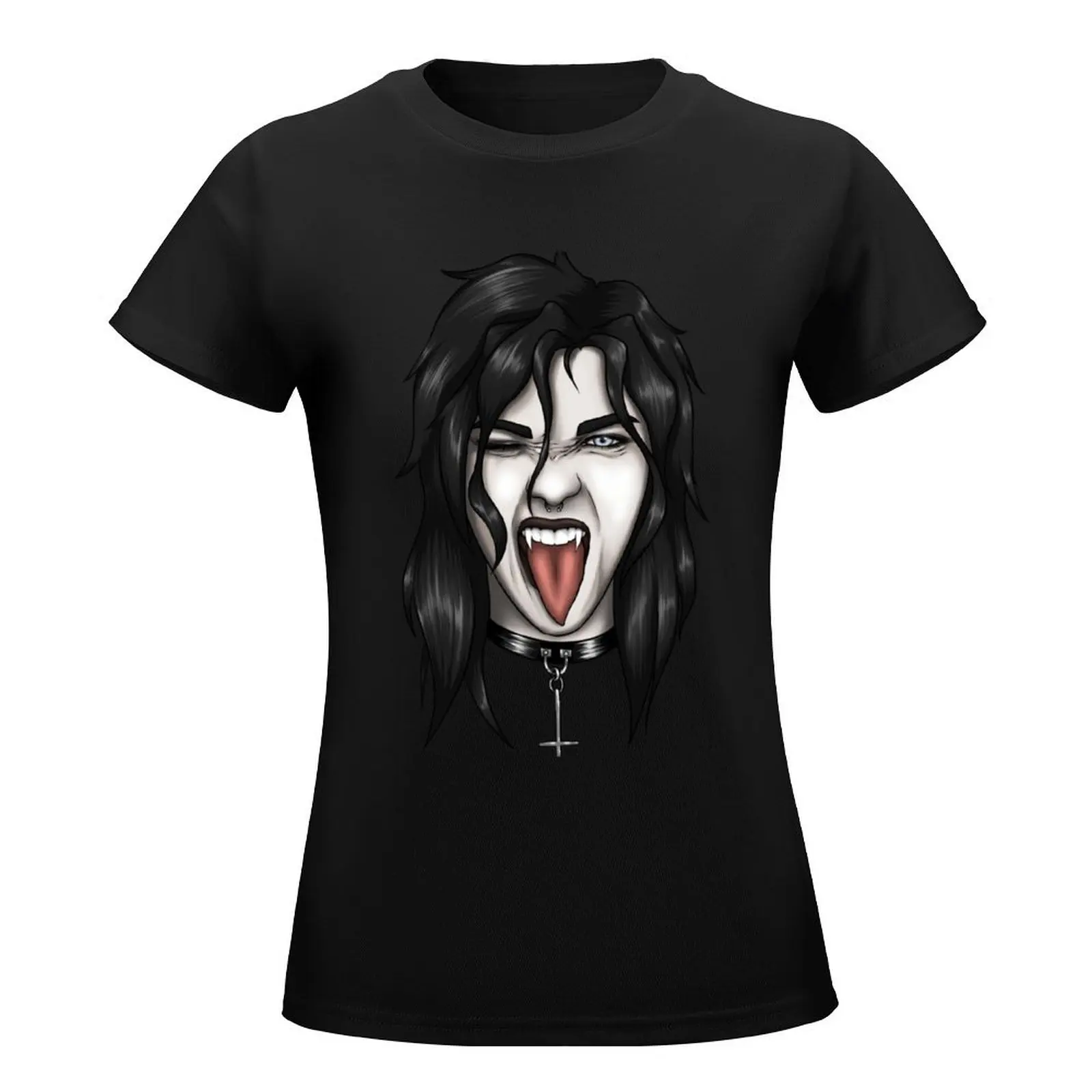 Vampire Morgana Morgana's laugh T-Shirt plus size tops cute clothes fashion woman blouse 2024