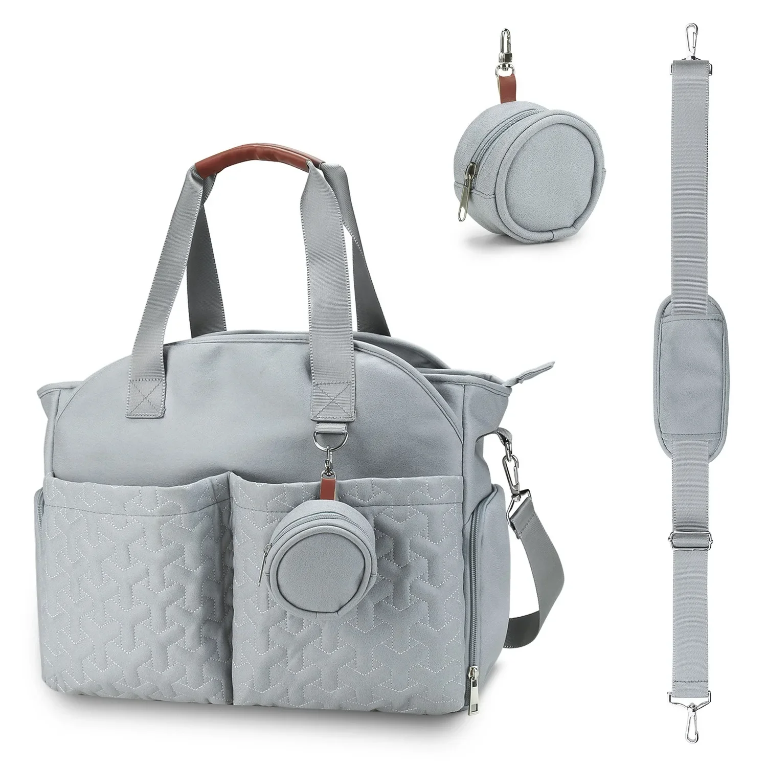 Travel Mommy Bags Large Capacity Ladies' Single-shoulder Bag Suction Pump Package Hand-carry Pacifier Pack Multi-functional