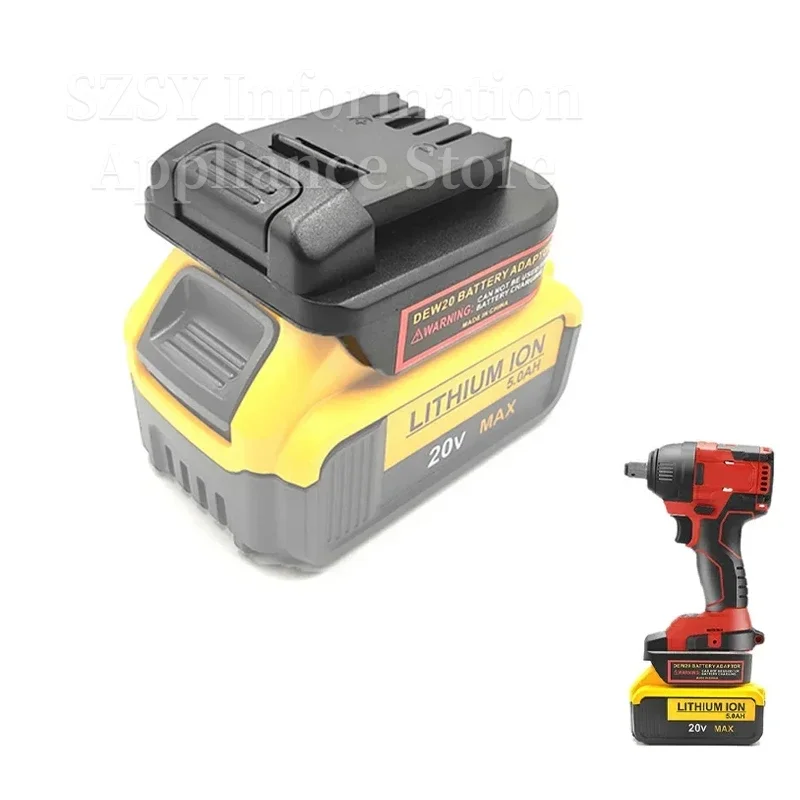 Imagem -03 - Adaptador de Bateria para Dewalt 18v 20v Bateria de Lítio Converter para para Devon 18v Conversor para Devon 18v Ferramenta Elétrica Devoron 18v sem Bateria