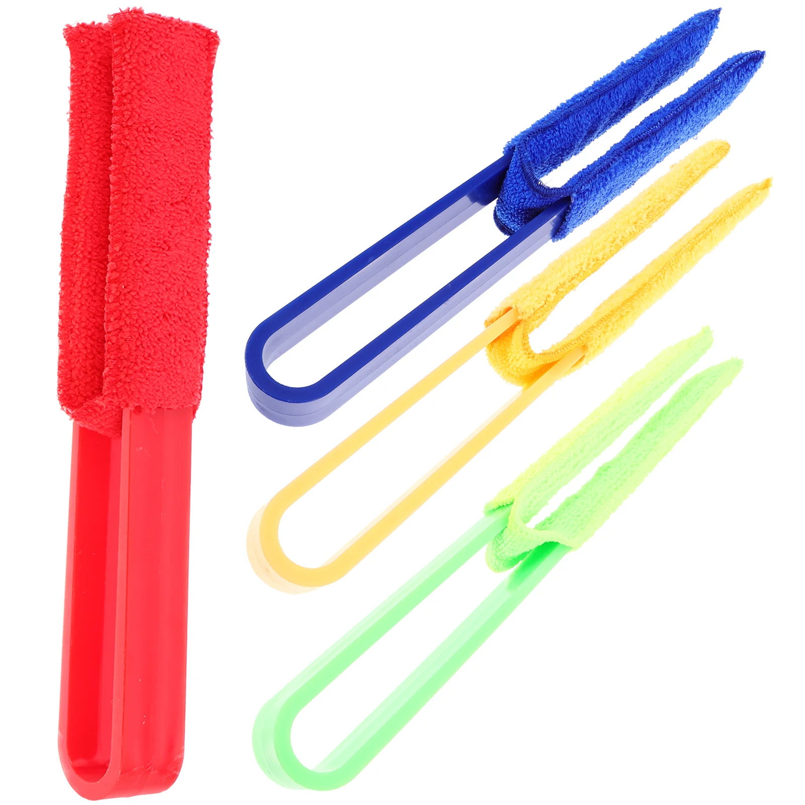 

4 Pcs Blind Cleaning Brush Blinds Duster Removable Window Cleaner Tool for Car Vents