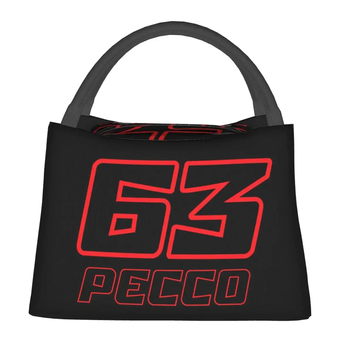 Pecco Bagnaia 63 Lunch Bags Insulated Bento Box Waterproof Lunch Tote Picnic Bags Cooler Thermal Bag for Woman Kids Travel