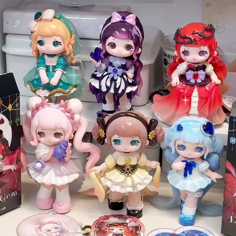 

Ziyuli Dazzling Gem Series Blind Box Ziyuli Action Figure Mystery Box Gem Anime Figurine Blindbox Desk Model Surprise Bag Toys