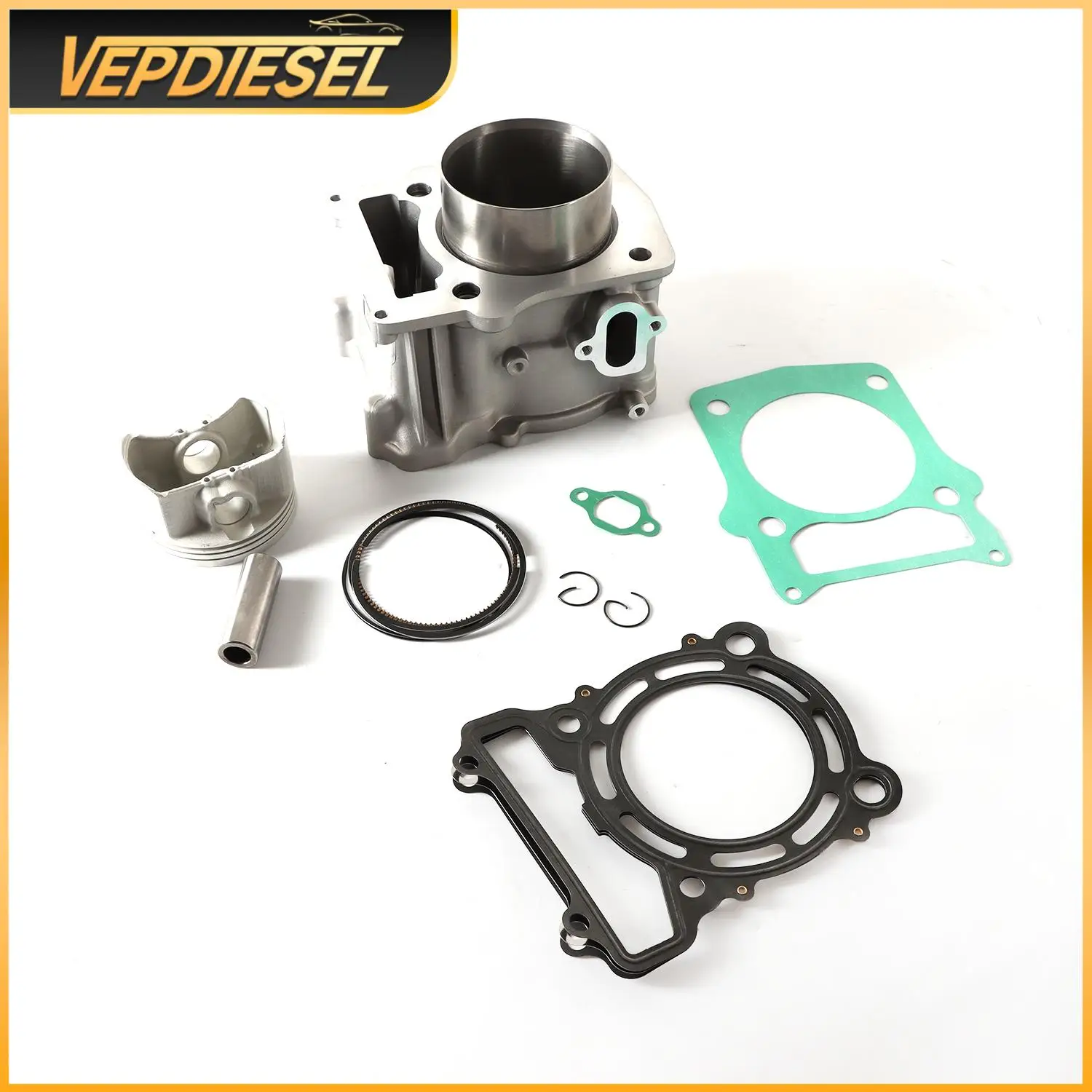 1set Cylinder Piston Top End Kit For HiSun 500 MASSIMO SUPERMACH HS YS UTV ATV 12100-F18-0000 12250-004-000 15101-F18-000