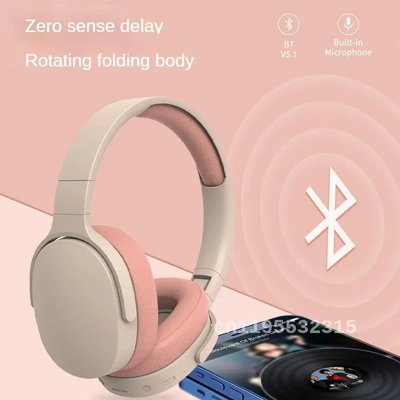 Wireless Bluetooth Earphones Headworn Stereo Noise Reduction Esports Sports Foldable Full Ear Coverage Bluetooth Earphones