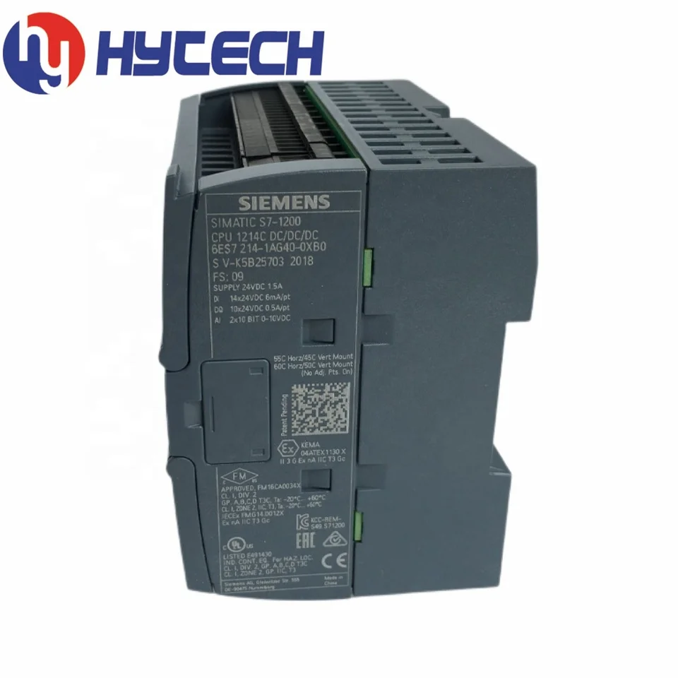 وحدة المعالجة المركزية المدمجة الجديدة وS7-1200 1214C 6ES7214-1AG40-0XB0 PLC