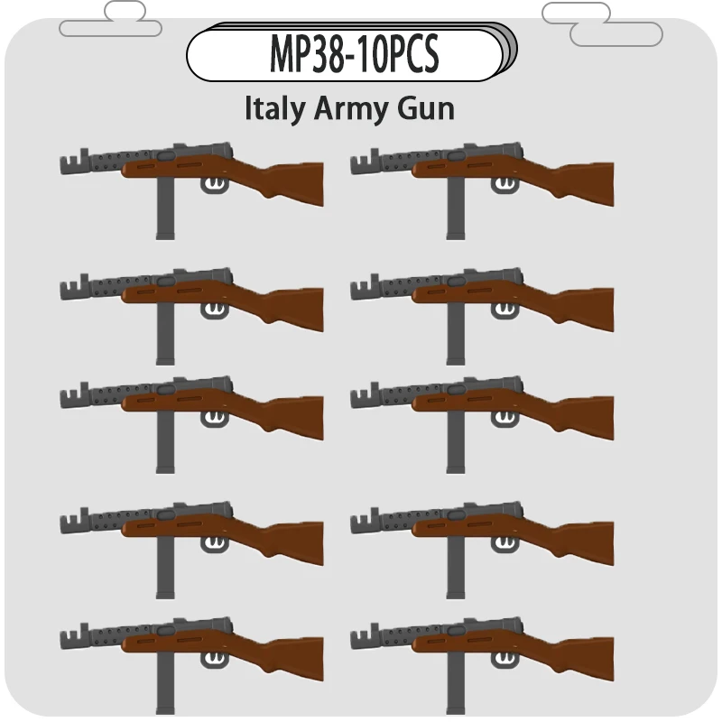 WW2 Militaire Accessoires Bouwstenen US Ranger Italië Duitse Britse Leger Soldaat Figuren Gun Helm Bakstenen Verjaardagscadeautjes