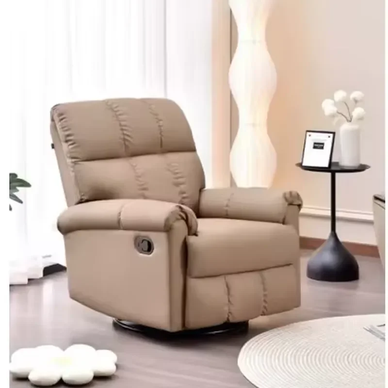 Revolving Sofa Chair Modern Adjustable Height Single Leisure Chair For Living Room Bedroom Hotel School Apartment Gym Villa