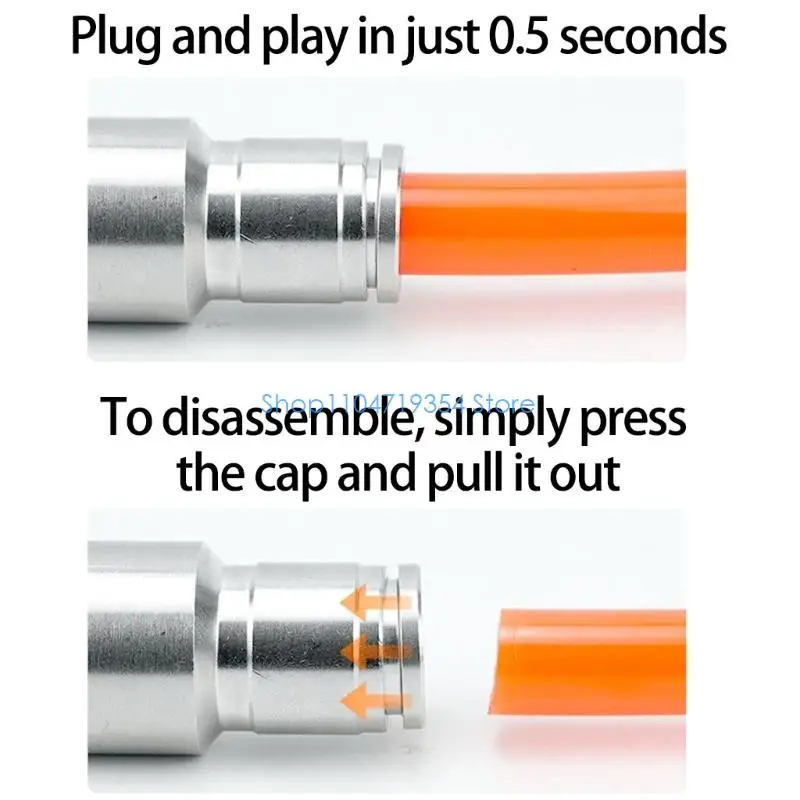 0XLD Industrial Pneumatic Quick Connectors Steel Quick Fitting AntiAging Seal Rings For Continuous Operation Scenario