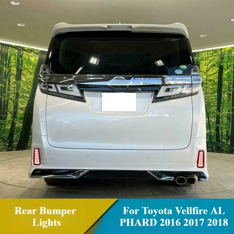 

For Toyota Vellfire ALPHARD 30 Series 2016 2017 2018 LED Rear Bar Light Modified Service Brake Turn Signal