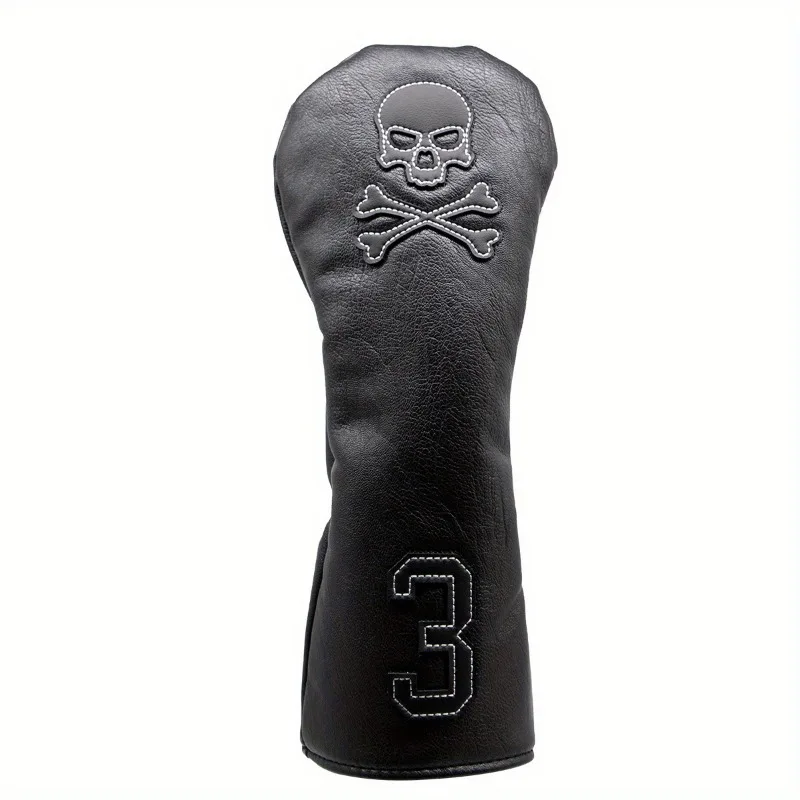 Fashionable Skull Pattern Golf Club Headcover, For No. 1 No. 3 No. 5 No. H Club