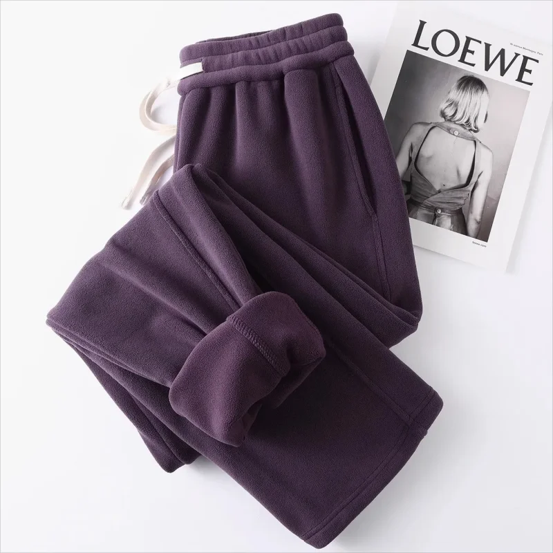 

Korean Casual Vintage Loose Solid Pants Women Streetwear Fashion High Waist Wide Leg Pants 2024 New Autumn Winter Long Pants
