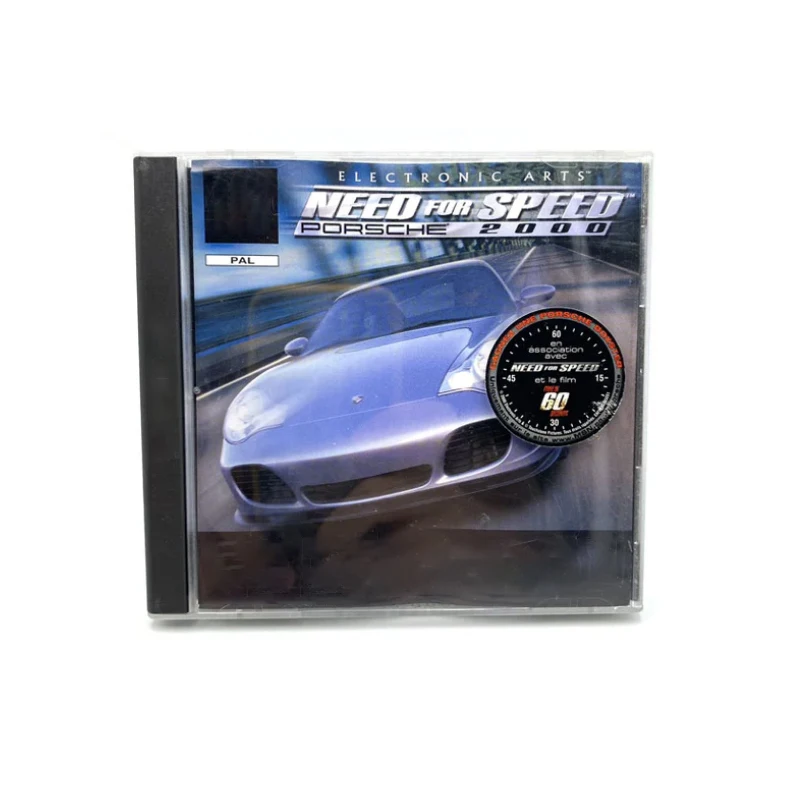 

PS 1 need for speed porsche 2000 Copy Disc Game Black Bottom Unlock Console Station 1 Retro Optical Driver Video Game Part