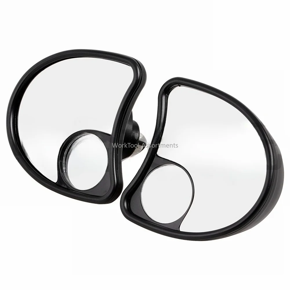 Motorcycle accessories Suitable for Harley, retrofitted rearview mirror, mirror, matte black electroplating, 14-20