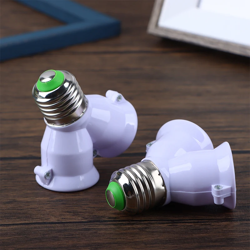 Portalámparas de tornillo E27 a E27, 1 punto, 2 cabezales de conversión, luz de relleno, accesorios