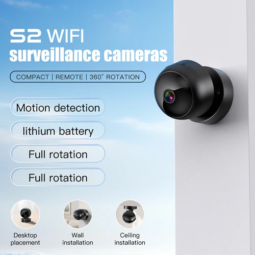 Imagen 2 del producto Xiaomi Inteligente 360 °   Cámara de seguridad 4K WiFi Sistema de vigilancia exterior interior inalámbrico con detección de movimiento Monitor de visión nocturna