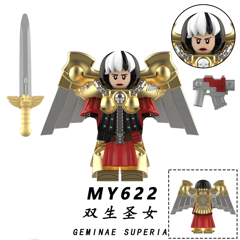 Hot Toys Serienmodell, zusammengebauter Baustein-Bausatz, Empire Fist Space Wolf Holy Blood Angel Actionfigur, Spielzeuggeschenk