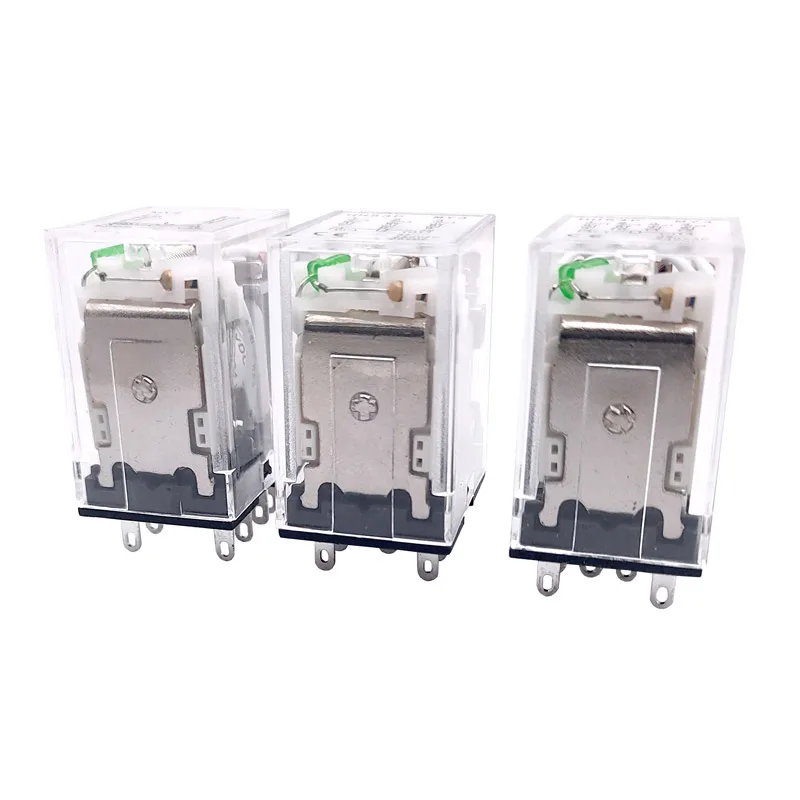 1 Pc HH52P HH53P HH54P Mini Coil General Electro-Magnetic Intermediate Relay Switch and LED AC110V 220V DC12V24V