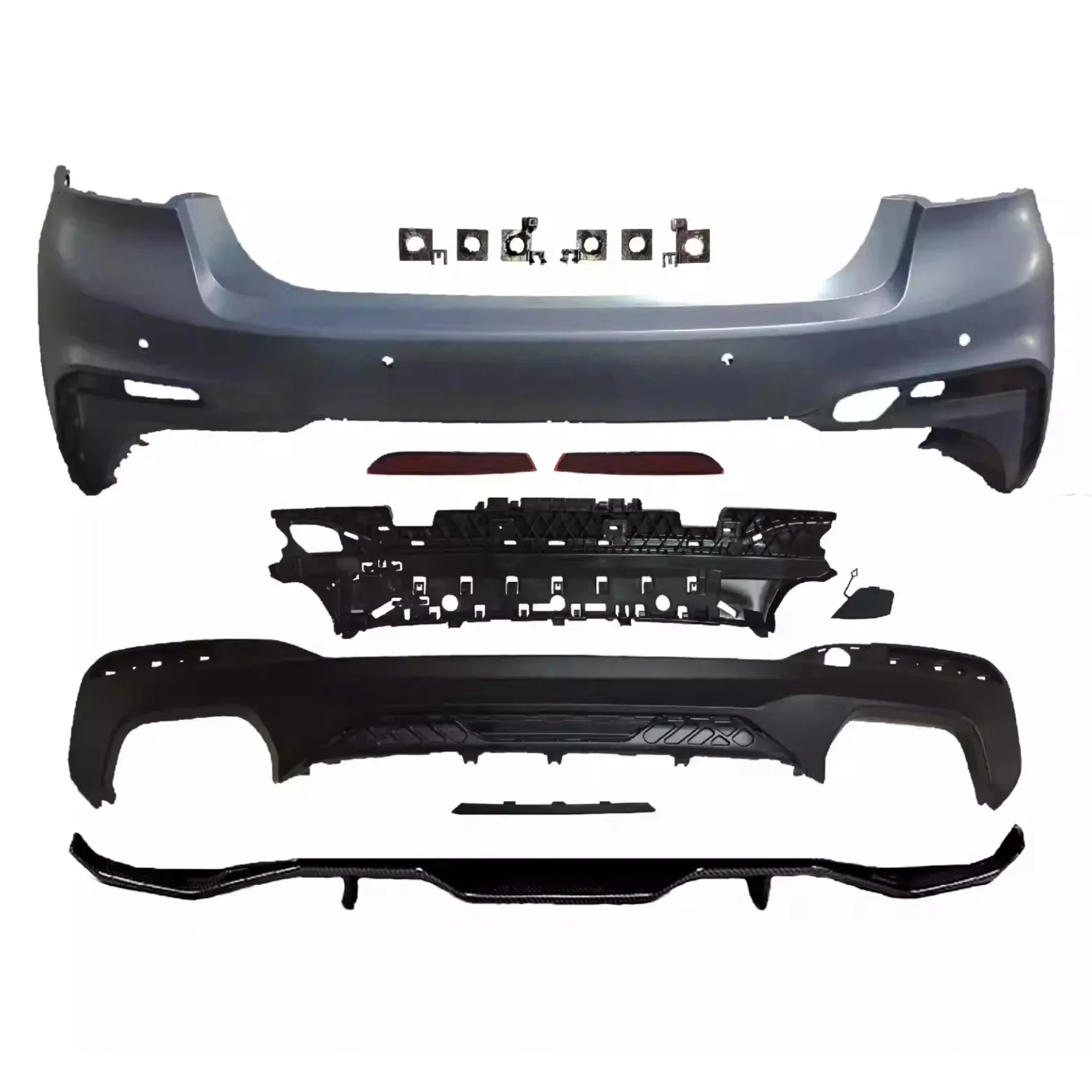 

Body Kit Rear Bumper Assembly Reflector Rear Shovel for BMW G30 G38 M5 MT Surround Car Accessories