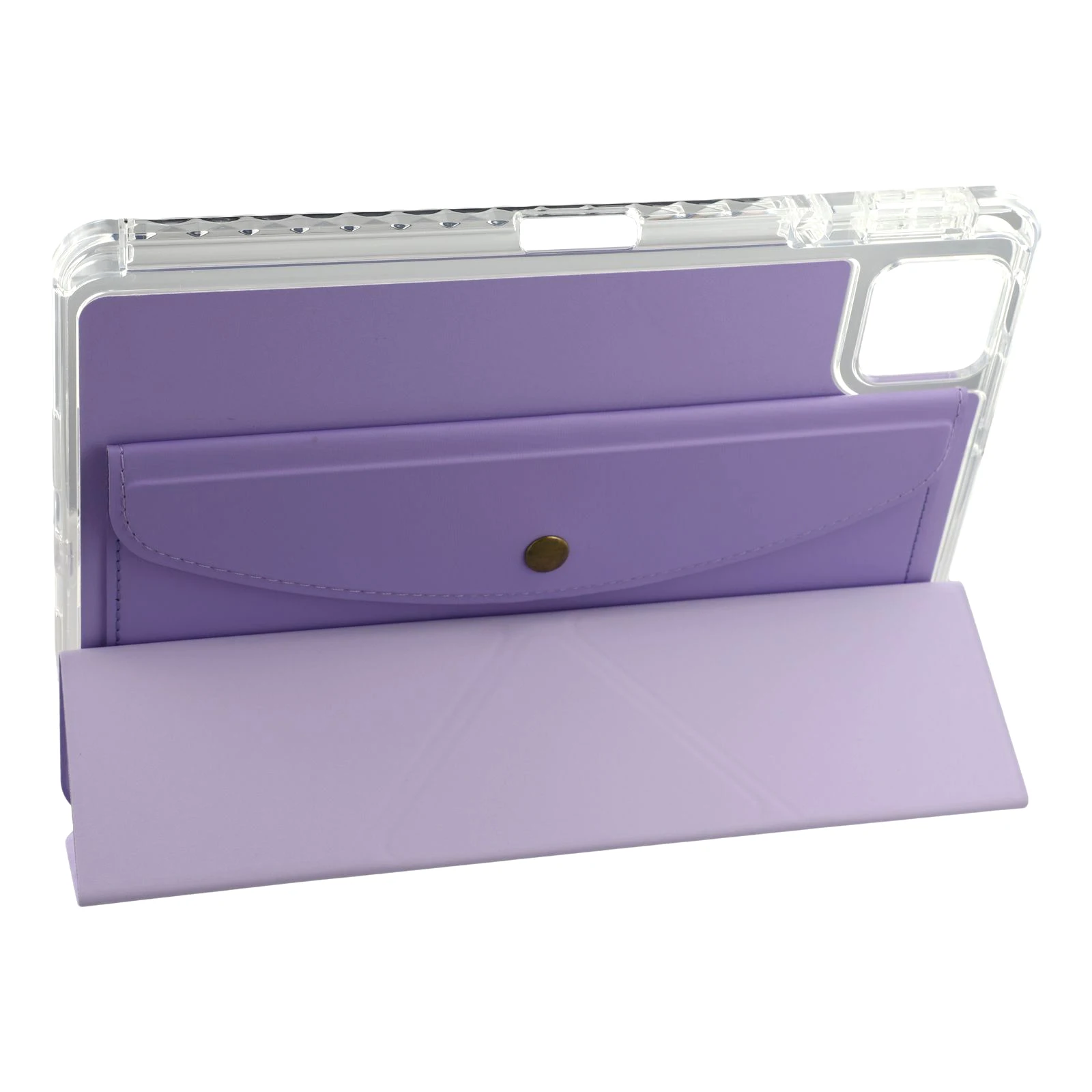 For Xiaomi Pad 7 / Pad 7 Pro Case Origami Stand Wallet PU Leather Tablet Cover with Pencil Slot - Purple