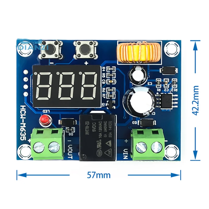 XH-M609 DC 12V-36V Charger Module Voltage OverDischarge Battery Protection Precise Undervoltage Protection Module Board