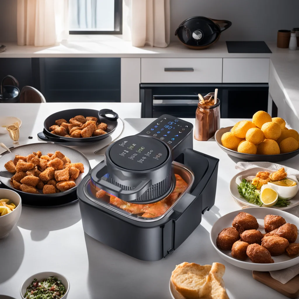 

Фритюрница Alibaba, эксклюзивная большая, 6,8 литра, цифровая, легкая сенсорная панель управления