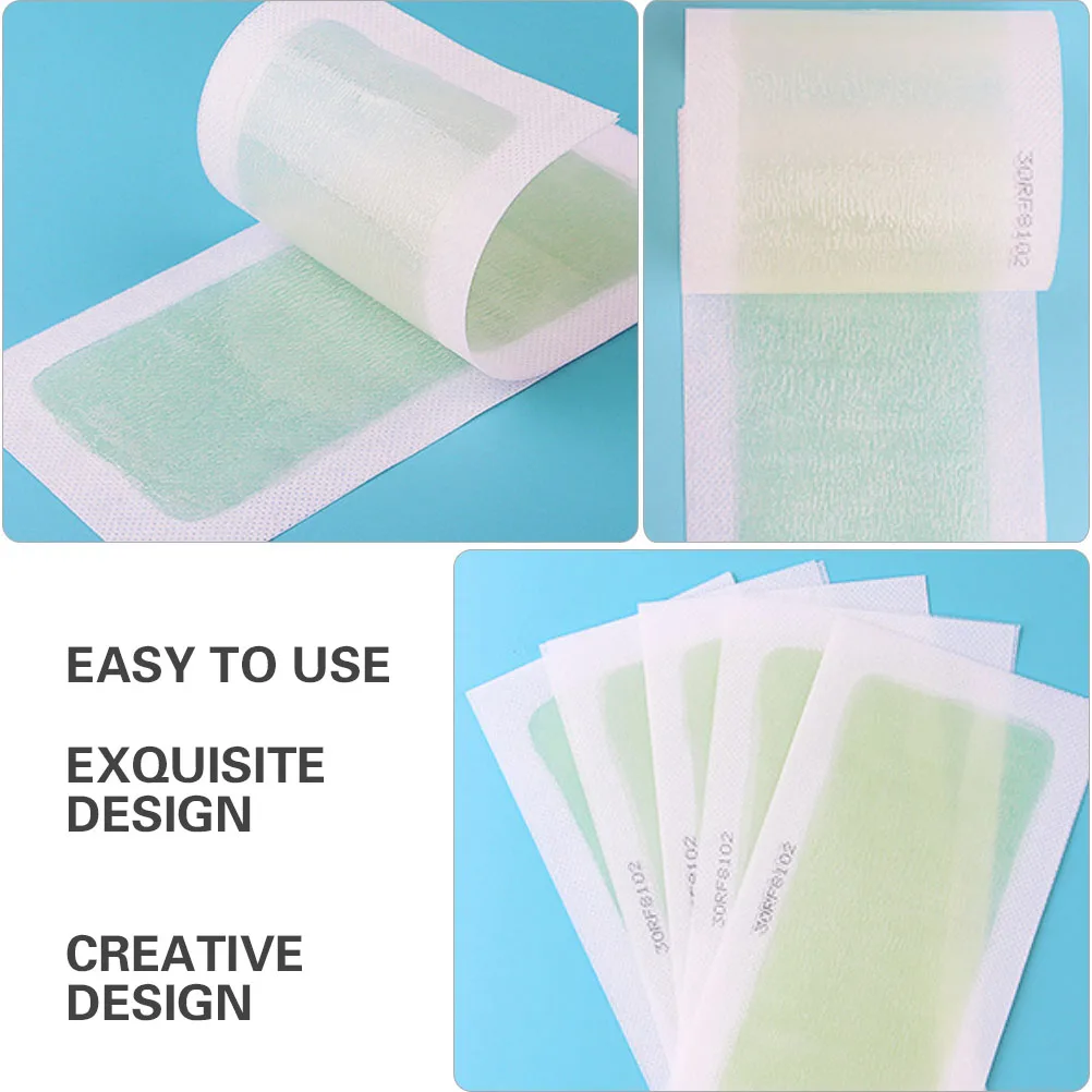 

20pcs Hair Removal Wax Strips Non-Woven Waxing Strips For Body Face Double Side Disposable Depilatory Paper For Legs Hands