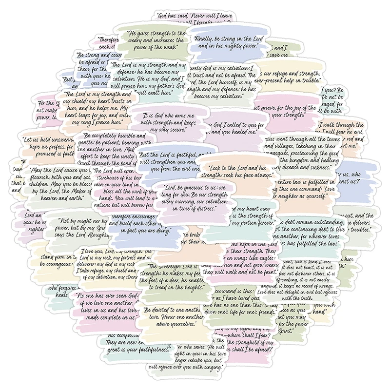 50PCS Inspirational… - image