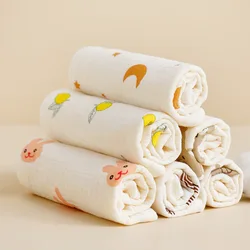 Newborn Face Towel Baby Face Cloth Baby Bath Towel Handkerchief Cotton Burp Cloth Soft Absorbent Gauze Kindergarten Washcloth