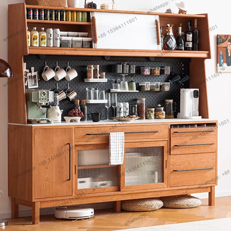 FG Accent Craft Living Room Cabinets Makeup Wine Display Wood Luxury Organizer Cabinets Storage Dressers Gabinete Trendy Furnitu