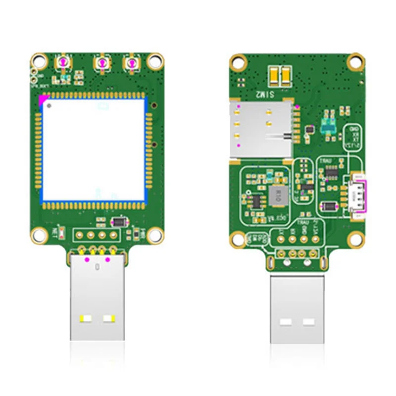 

AAAEL-Simcom SIM7600G-H LTE CAT4 Основная плата USB-ключа + FPC поддерживает основной плату разработки GNSS