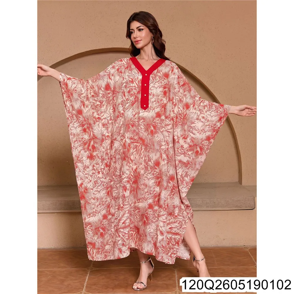 2026 New Loose Beach Smock, Bikini Smock, Long Dress, Beach Vacation Sun Protection Clothing 120Q26051901