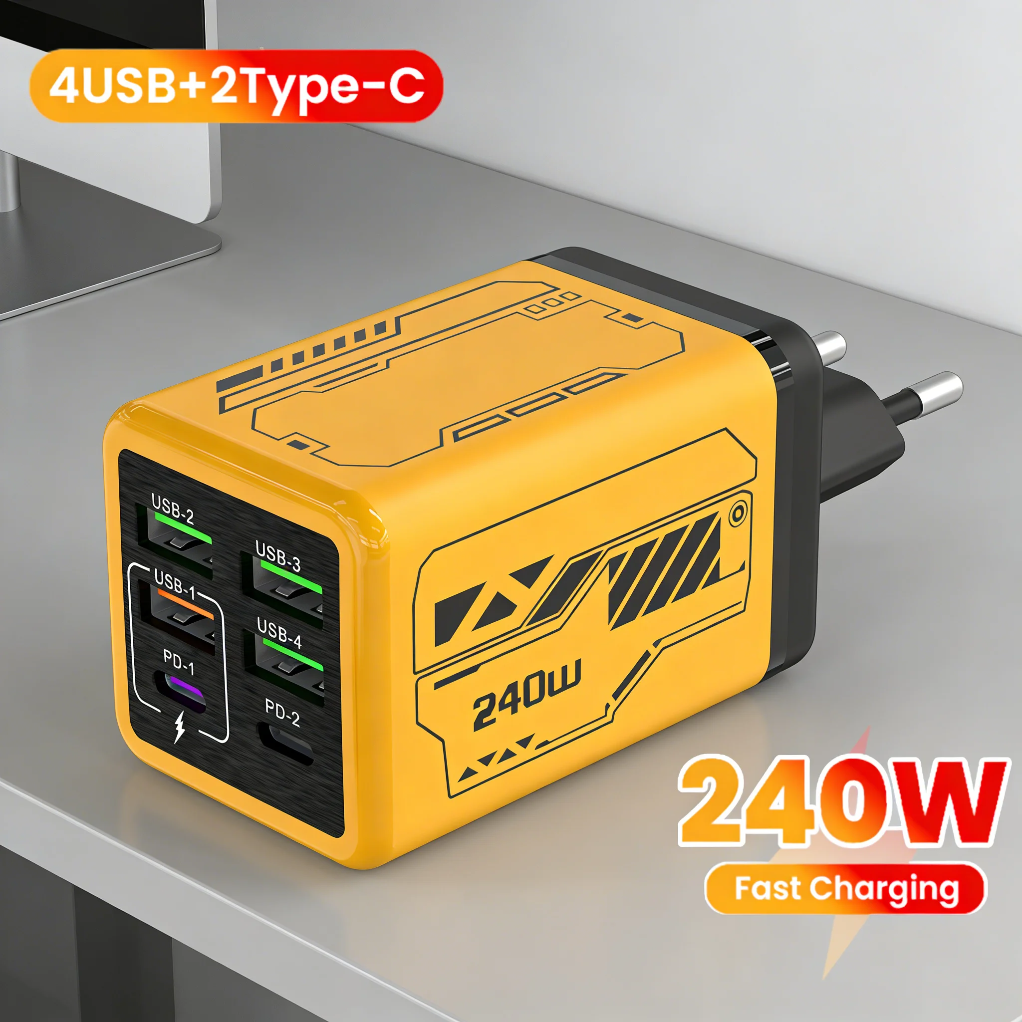 240W 6 In 1 Usb Cha…