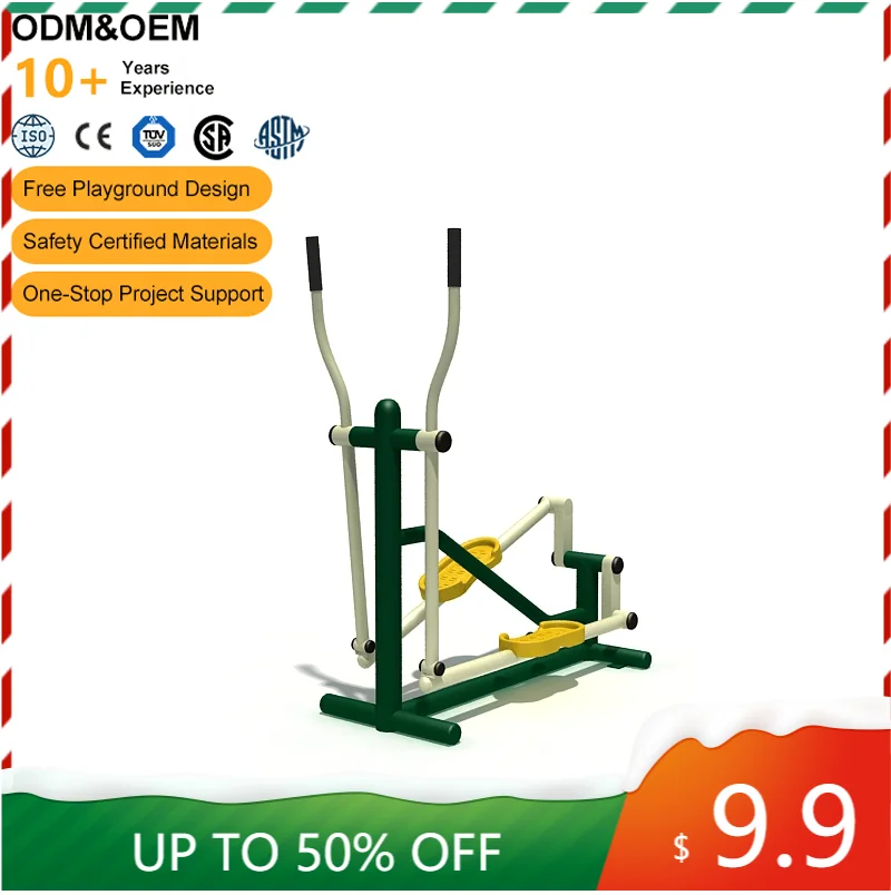 Public Park Outdoor Fitness Equipment Swing Stepper & Air‑Walker for Community Daily Workout
