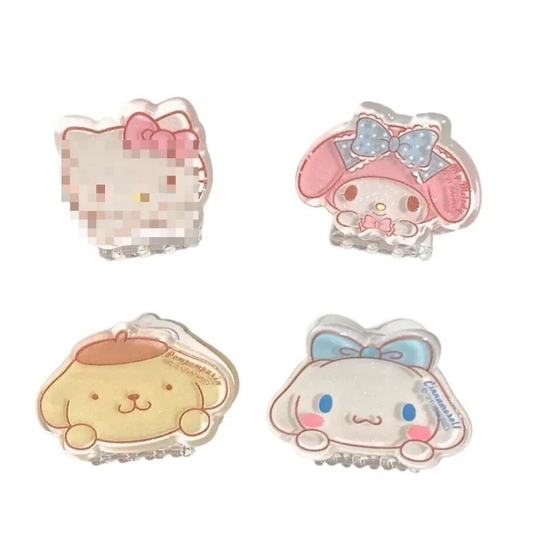 

Kuromi Cinnamoroll My Melody Shining Cute Little Grab Clip Sweet Fresh Hair Grab Student Versatile Cartoon Headgear Girl Gift