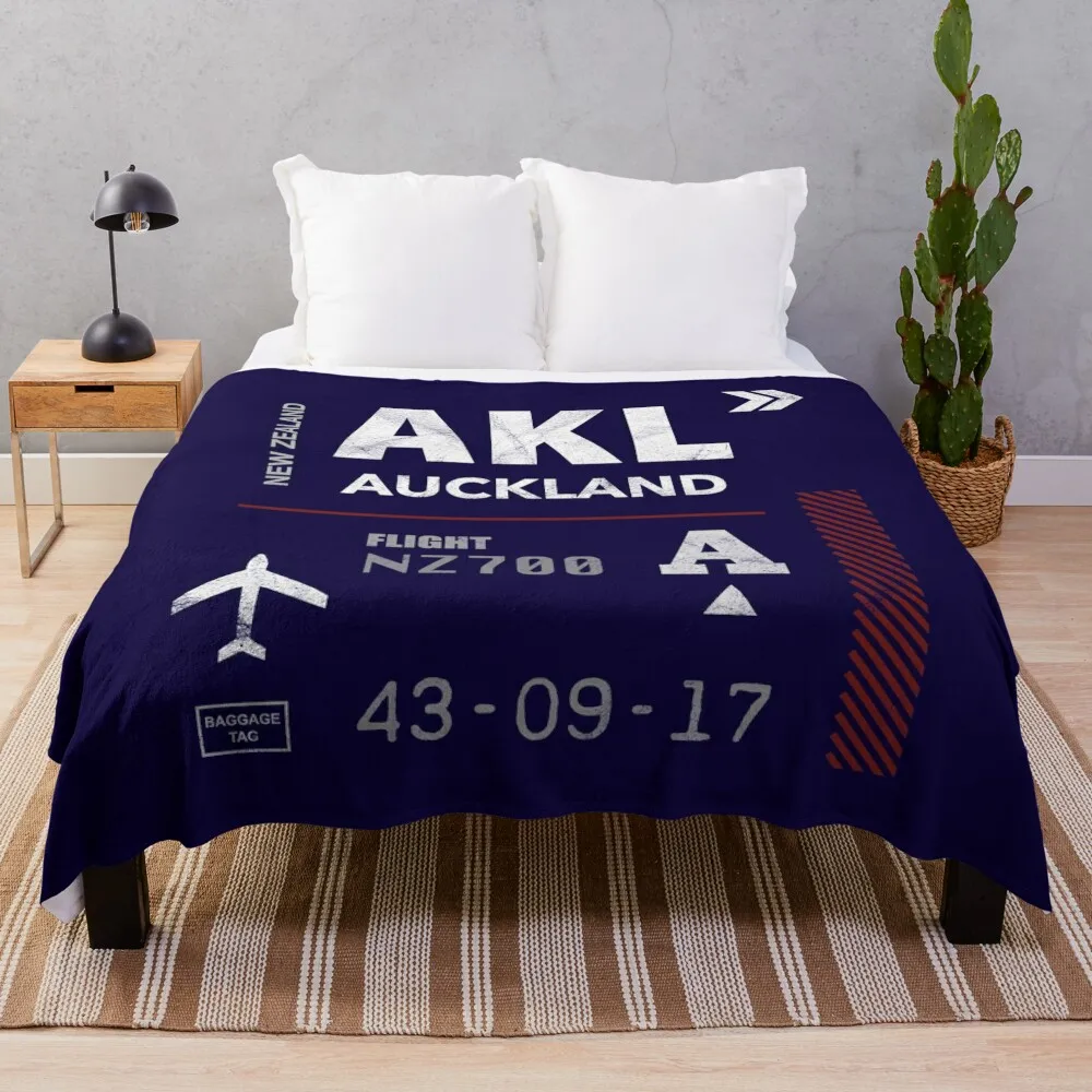 Auckland airport tag Throw Blanket for babies warm winter Blankets