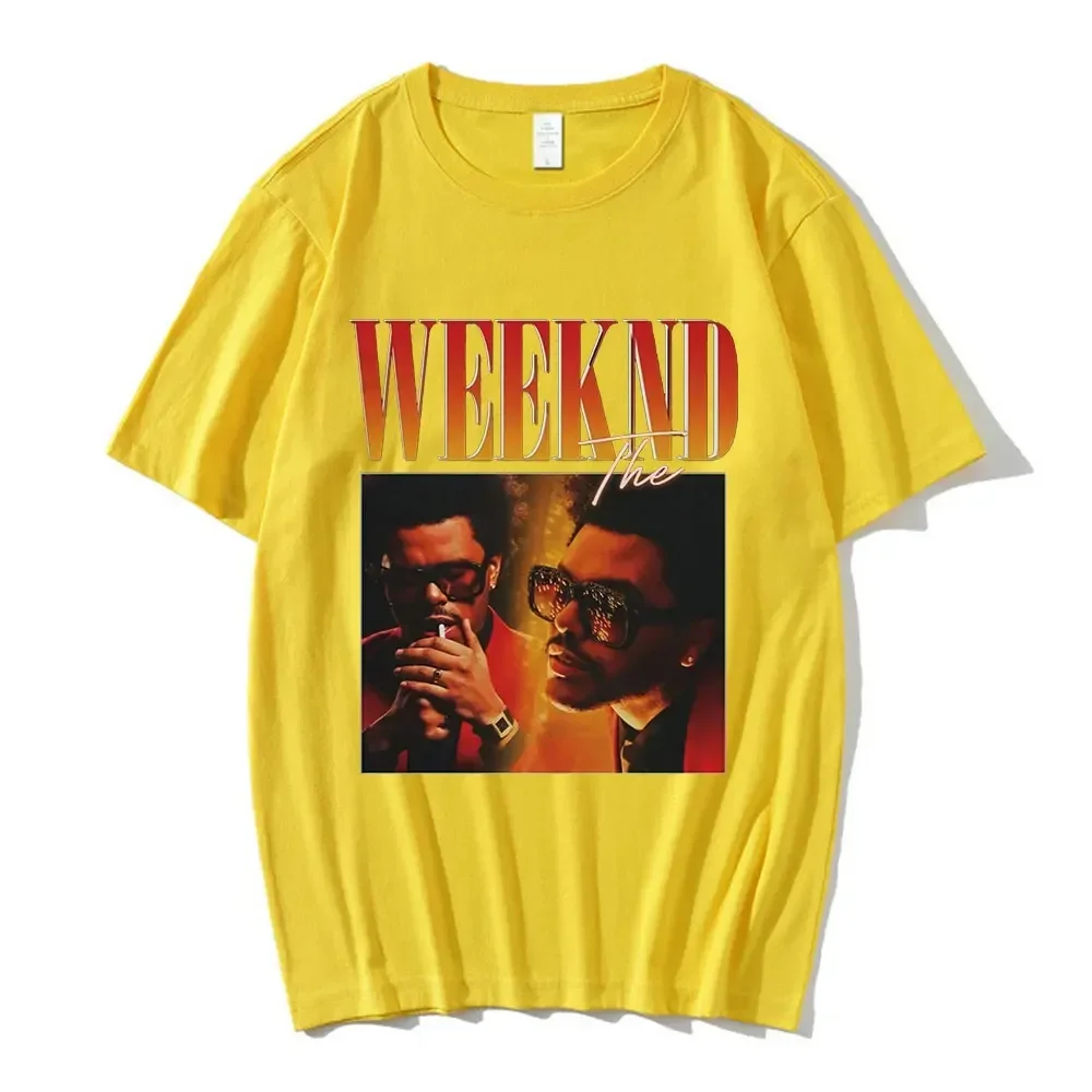 The Weeknd print Women T Shirt Girl Graphic Printed Fashion Harajuku 2023 Hip Hop Clothes Causal Female Y2K Tops Tee